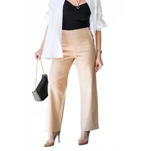 NEW FRANK & EILEEN westport illusion pant in champagne glitter